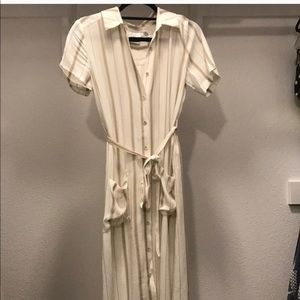 L'Academie Ivory Maxi Dress